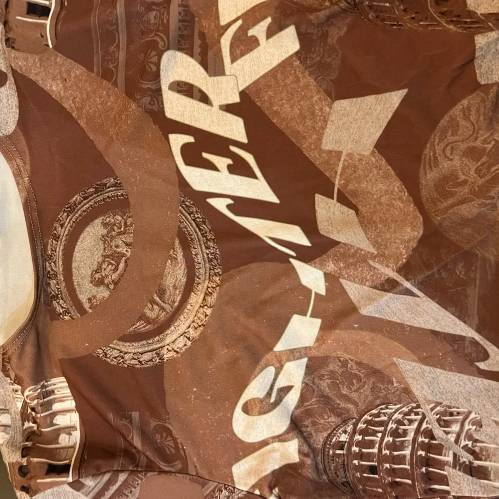 matching chocolate brown printed set - Picture 7 of 10